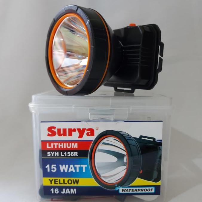 Senter Kepala Cahaya Kuning (15w) Surya SYH-L156R.