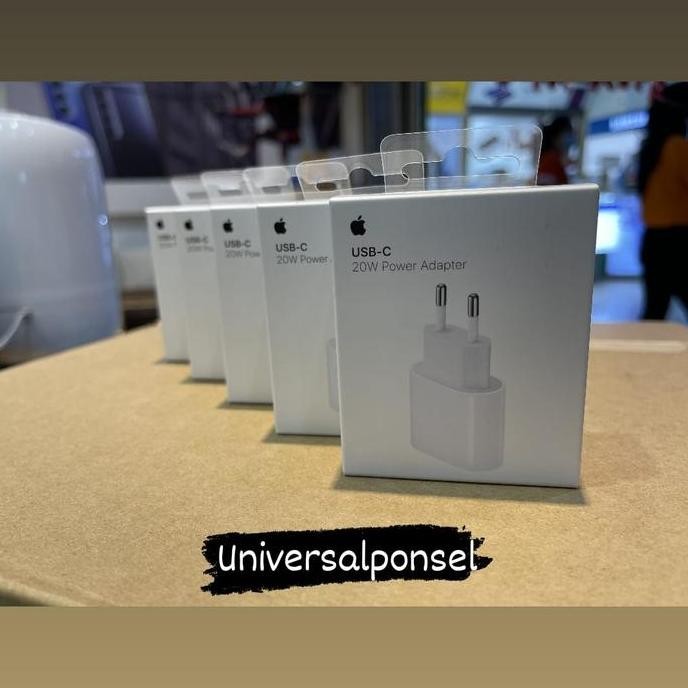 BEBAS ONGKIR - apple usb c adapter 20w original iphone 12 series