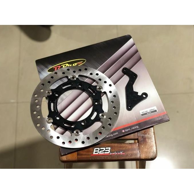 HARGA DISC - piringan cakram bpro PCX 160 260mm floating fullset breket PNP