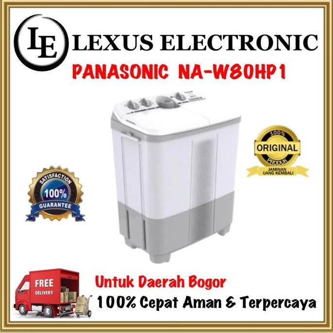 MESIN CUCI 8.5KG MESIN CUCI 2 TABUNG PANASONIC NA-W80HP1 NAW80