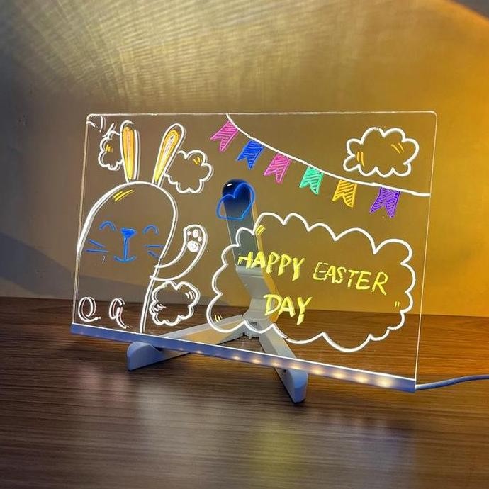 

Promo DIY PAPAN AKRILIK LED MEJA IKLAN TOKO CAFE MENU LAMPU LED KREATIF BONUS 7PEN WARNA PAPAN GAMBAR BENING EDUKASI ANAK PREMIUM 3VARIAN UKURAN COD