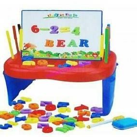 

Promo meja lipat anak balita mainan tulis drawing white board magnetic COD