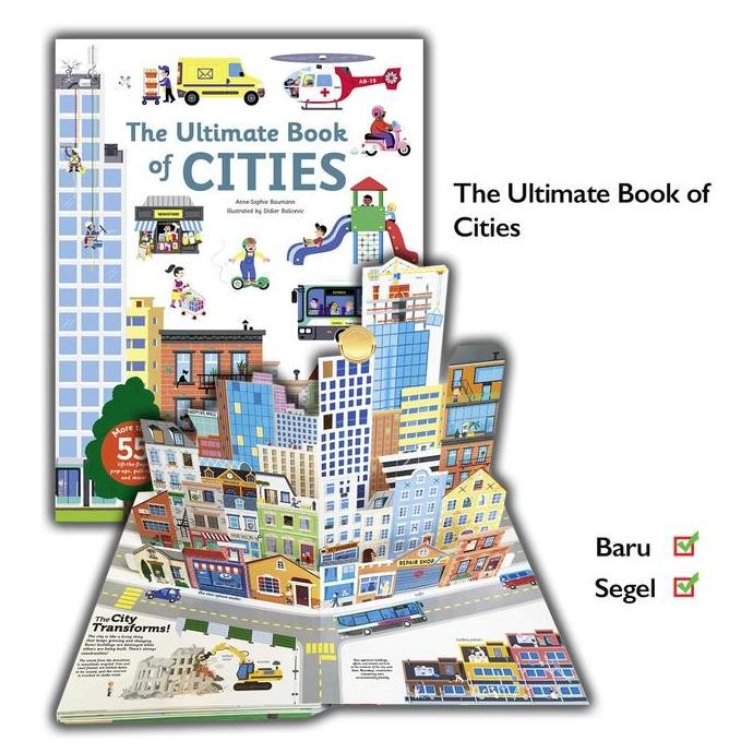 Buku The Ultimate Book Of Cities Lift The Flaps Pop Ups City Twirl