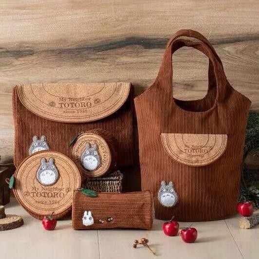 

Promo Tas tempat pensil Totoro hand bag pencil case storage bag COD