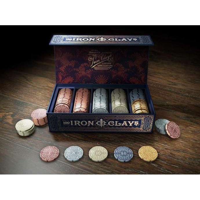 

Promo Brass Iron Clay 100 Printed Box COD