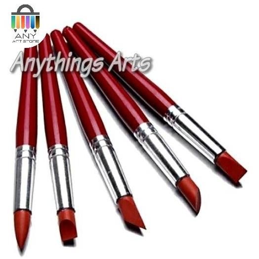 

Promo Clay Shaper Silicone Tool 5 pcs (Large) - Sculpting Carving Pottery COD