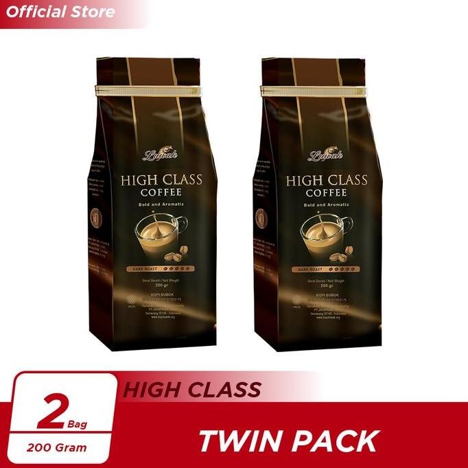 

Kopi Luwak High Class Dark Roast Bean 200gr Twin Pack LA