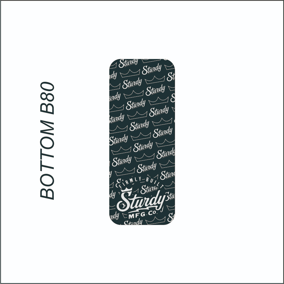 

[COD] Garskin Stiker Bawah 80 3 Label Custom Presisi Terlaris
