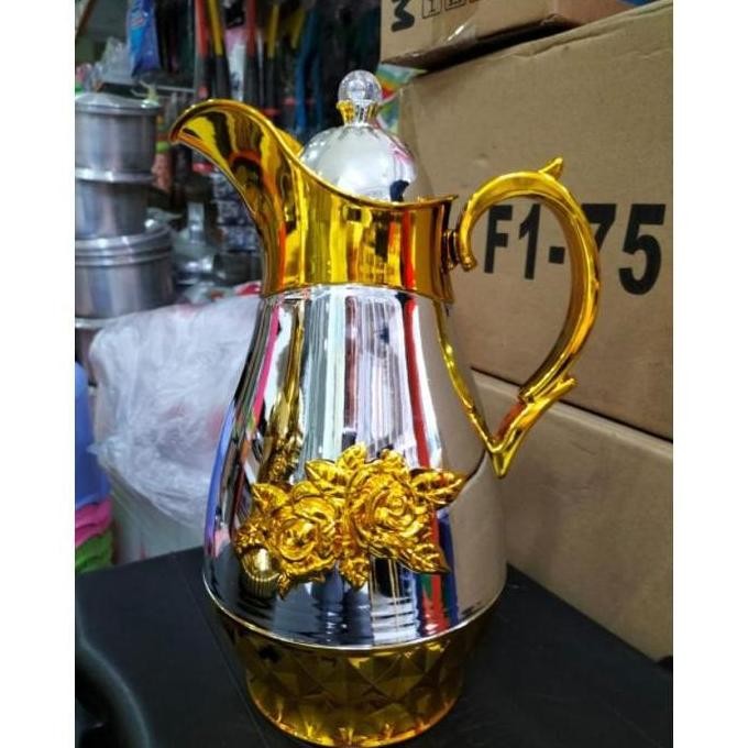 Teko Arab Emas 1L / Vacum Flask arab