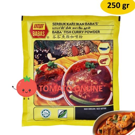 

Babas Babas Curry Fish Bumbu Kari Ikan 250Gr Gr Gram