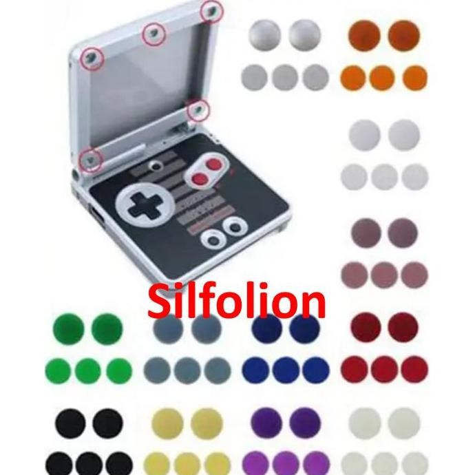 Cover Rubber Screw Baut Gameboy Advance Gba Sp 001 101