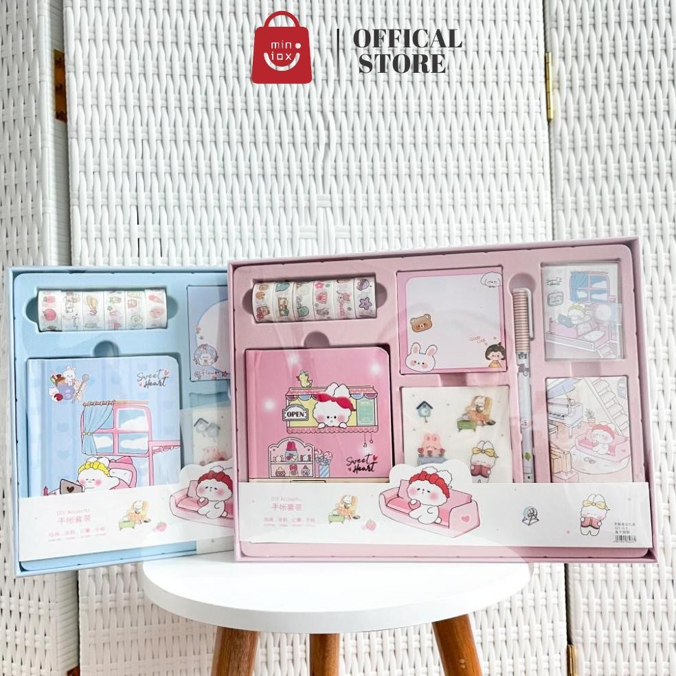 

Premium Paket Jurnal 1 Set 7 Pcs Paket Buku Harian Lucu Murah Unik Jurnal Kit Book Diskon