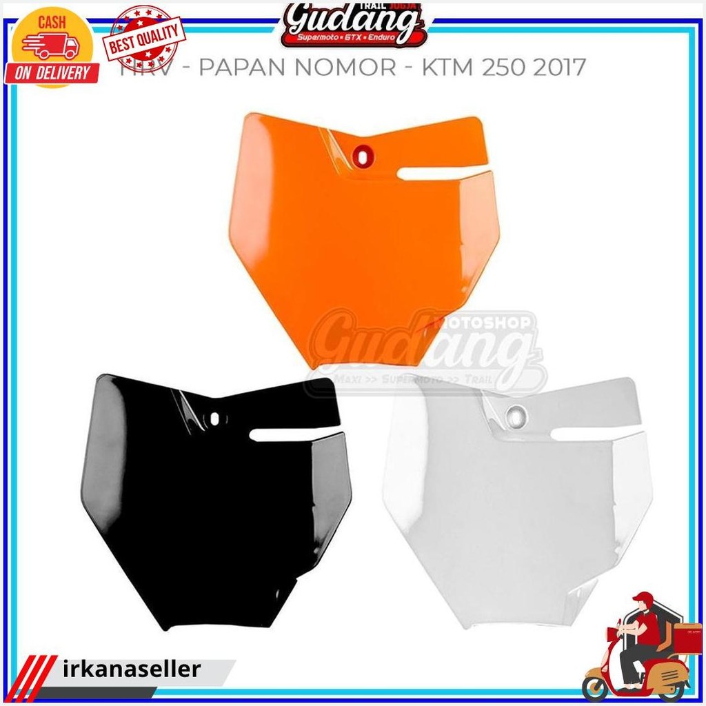 Papan Nomer Plat Nomor Trail Ktm 250 2014 Sixday Ktm 250 2017 Hitam Orange Putih Termurah Banget
