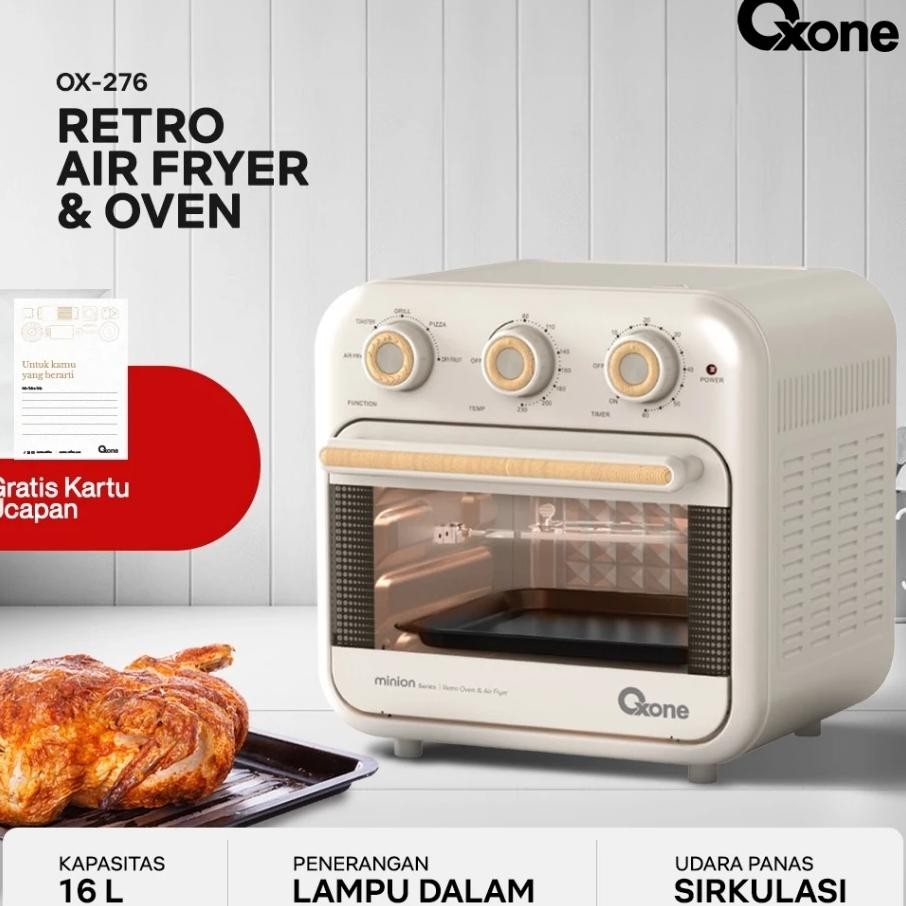 Oxone Retro Mini Oven Air Fryer Minion Series Ox276