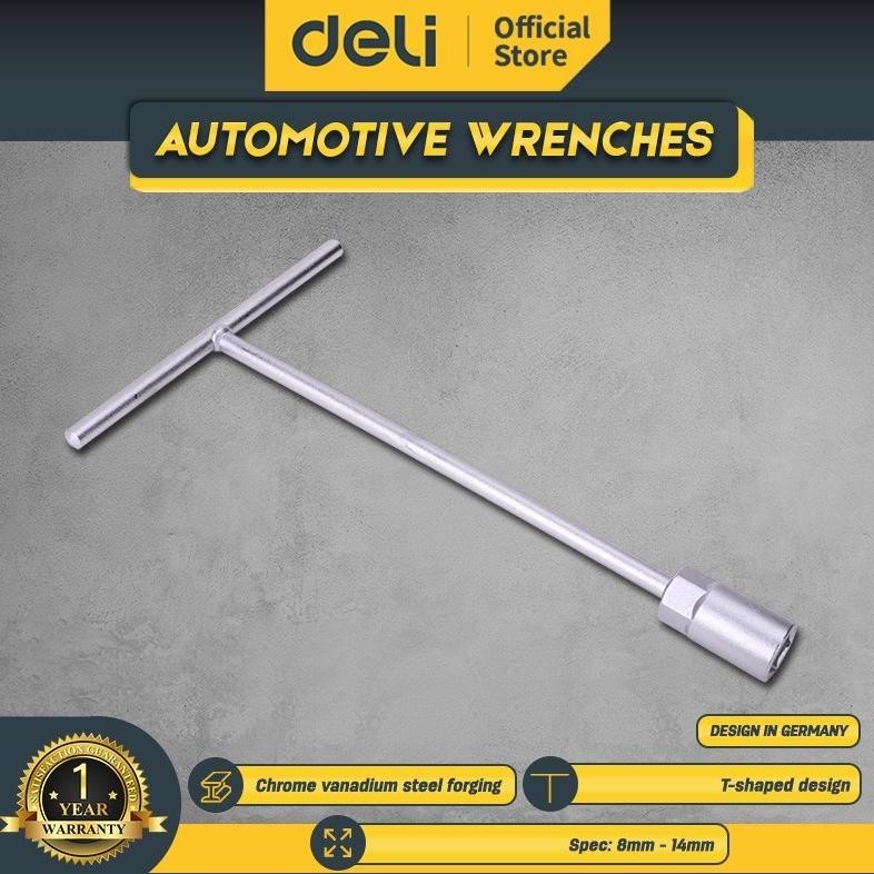 Deli Kunci T 8/10/12/14 Mm - Sok T Deli Berbagai Ukuran Chrome EDLXX aSt