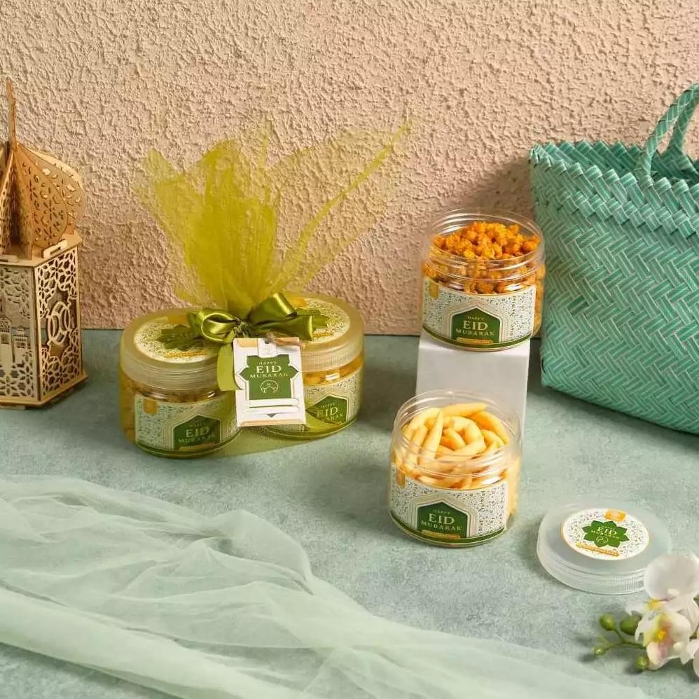 

hj-54 qw-45 READY STOCK Aneka Snack / Tile isi 2 Hampers Lebaran Idul Fitri Isi 2 Variant FREE PACKING & CARD Murah Original