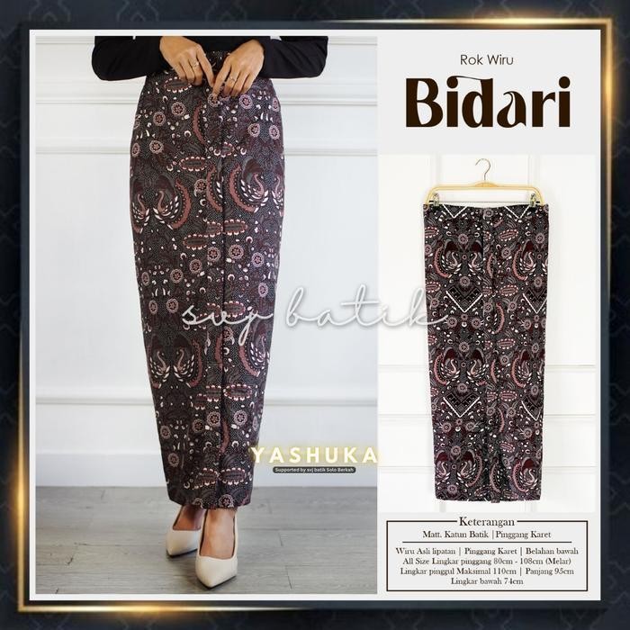 Rok Plisket Instan Jarik Wiru Batik Wanita Terbaru Bawahan Kebaya