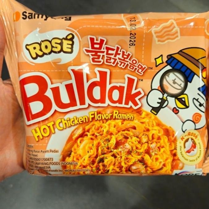 

Samyang Mie Nt Korea Hot Chien Ramen Buldak Carbonara Cheese Extra Hot Cheese Quattro K Rose 130140Gr