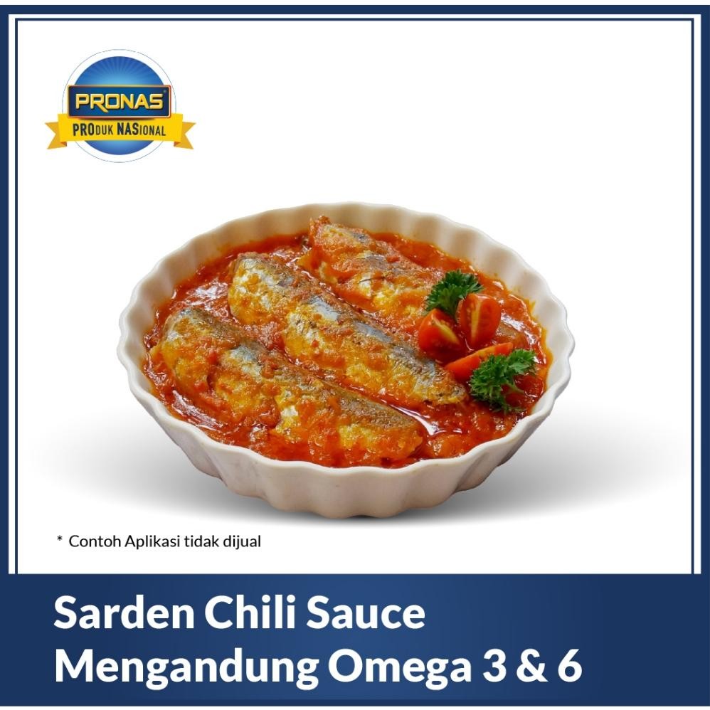 

Ew64 OKK-1520 Pronas Sarden Chili 425 Gr Bundling 2 Pcs Saus Pedas Halal Sale Viral