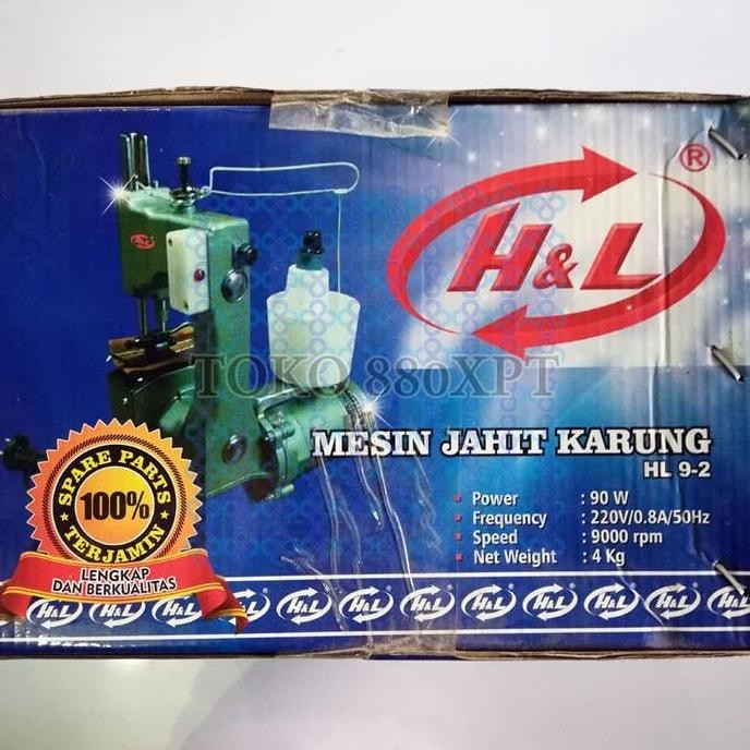 

#####] Mesin Jahit Karung Portable Bag Closer Sewing Machine H&L HL 9-2
