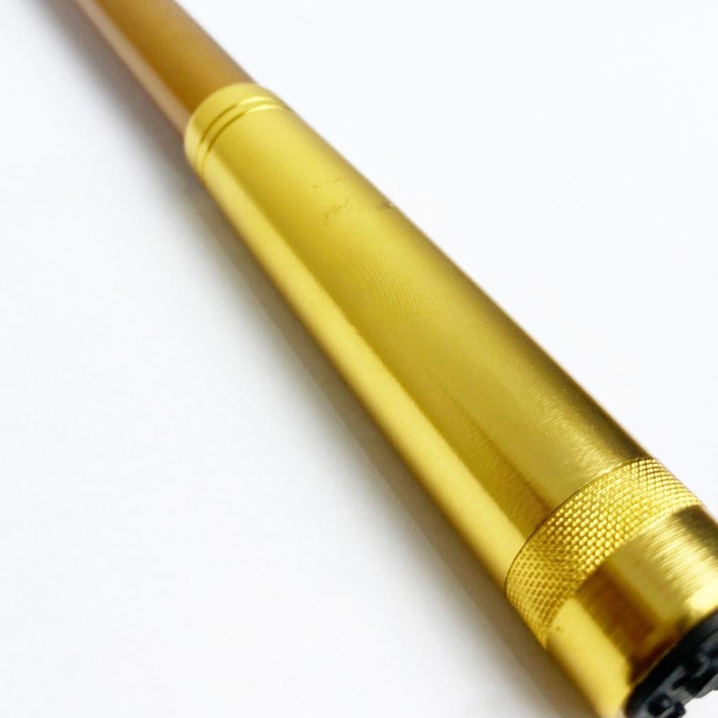 Joran Pancing Antena Telescopic Gold Joran Portable High Carbon Joran Laut Teleskopik Kuat Besi