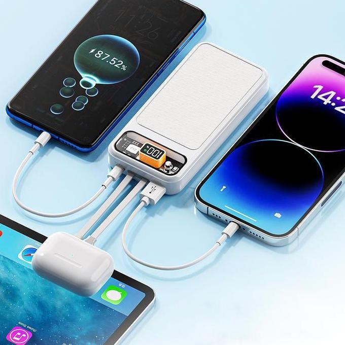New Product - (Free Gift) Grotic Powerbank 24000Mah Fast Charging Quick Charge Gy186 Toko Noeme