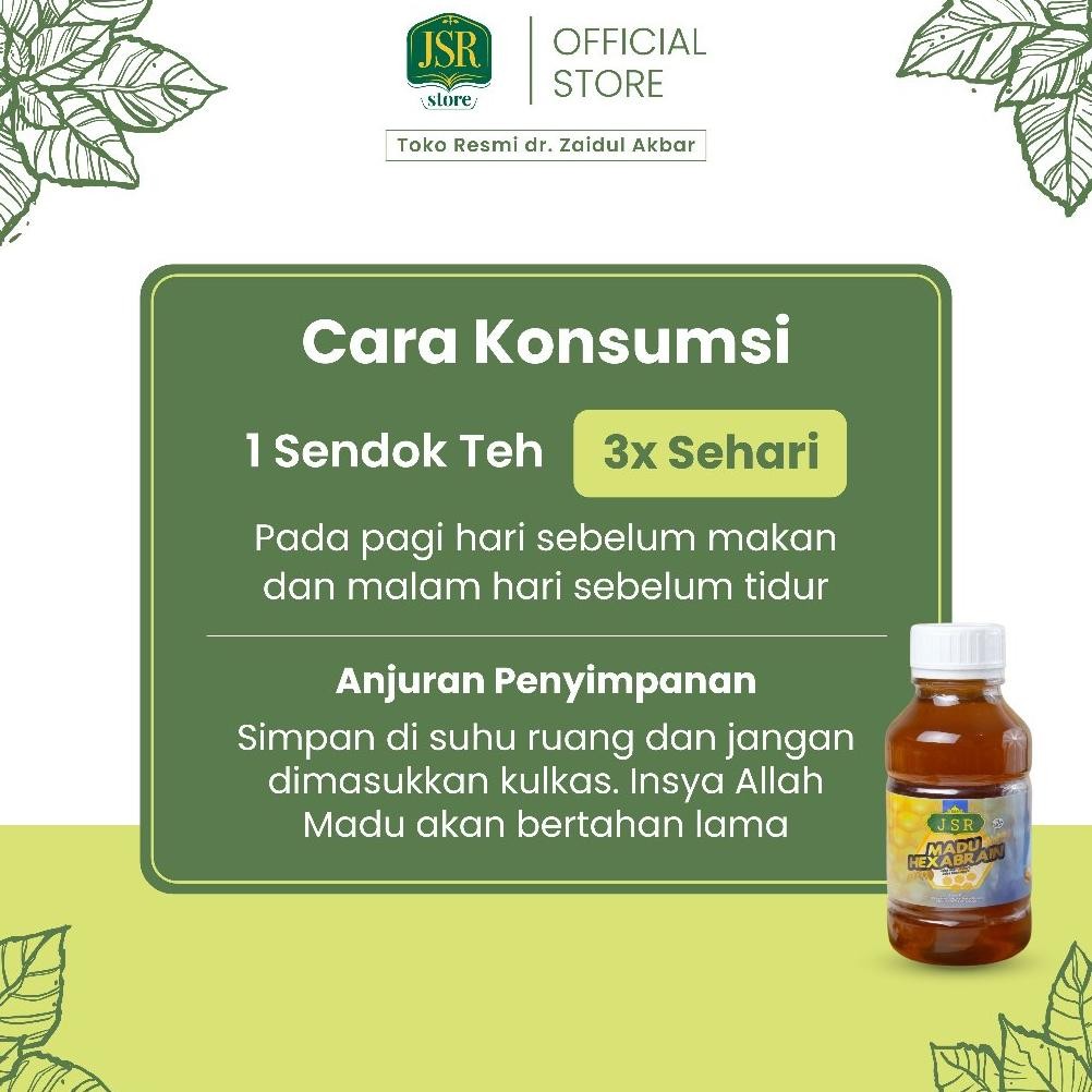

h-4 wes-24 JSR Madu HEXABRAIN Dr Zaidul Akbar Madu Kecerdasan Otak Anak - Madu Anak 360gr & 760gr Viral Terlaris