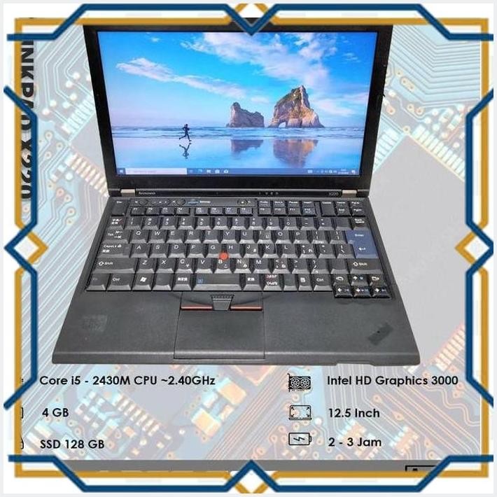 [ART] LENOVO THINKPAD X220 - CORE I5 - RAM 4 GB - SUDAH SSD
