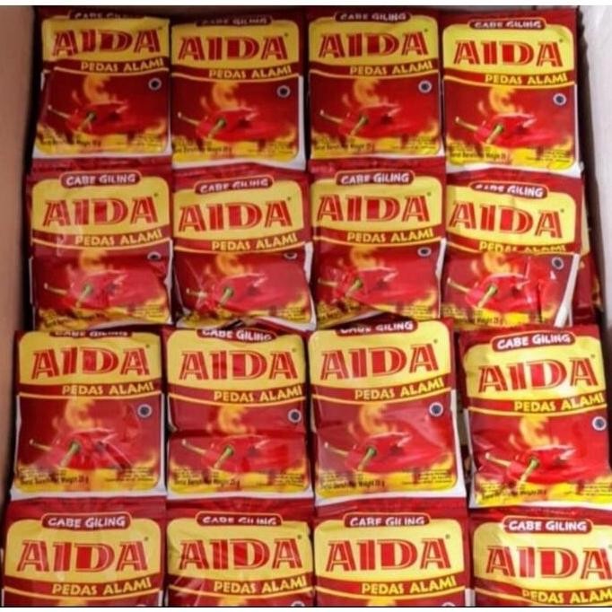 

JH8 Bubuk Cabe Aida Renceng Kemasan kecil 25gr Per Renceng