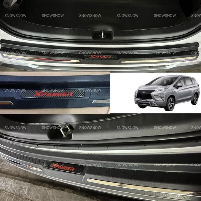 Sillplate Belakang Xpander 2021 2022 Platinum Hitam List Chrome Hemat