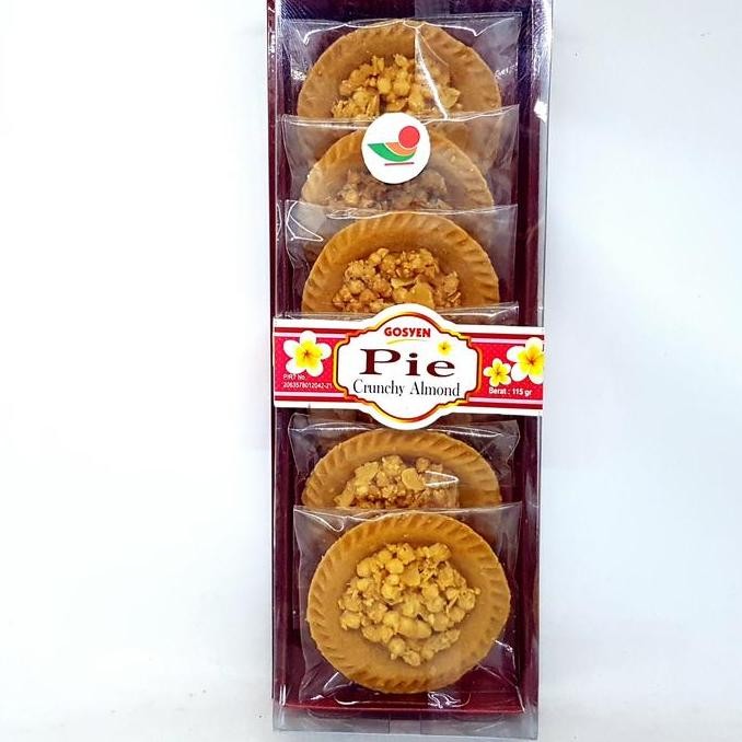 

@@@@] GOSYEN PIE CRUNCHY ALMOND 170gr | PIA PAI CRISPY CHEESE KHAS SURABAYA
