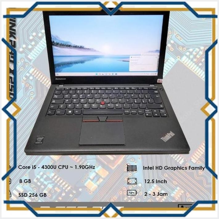 [ART] LENOVO THINKPAD X250 - CORE I5 - GEN 4 TH - SSD 256 GB