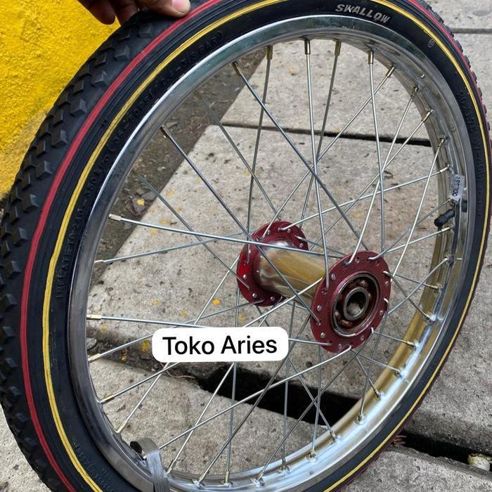 Roda Gerobak Velg Sepeda 20 - 1 Roda Original Dan Terpercaya