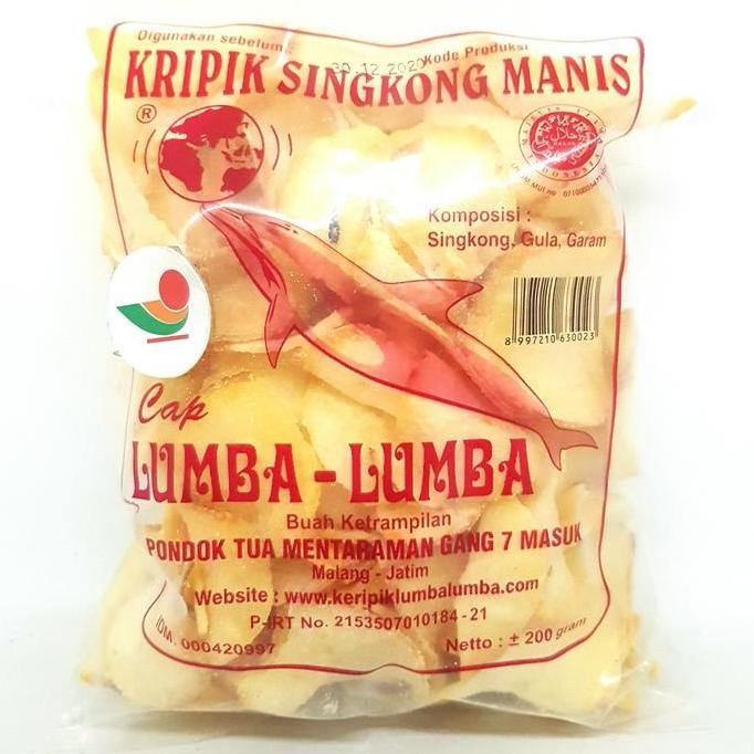 

~~~~~] LUMBA LUMBA KERIPIK SINGKONG MANIS 200gr | KRIPIK ASLI MALANG KECIL