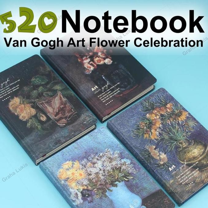

Sale Notebook Art Van Gogh Flower Celebration 2131 Hard Cover
