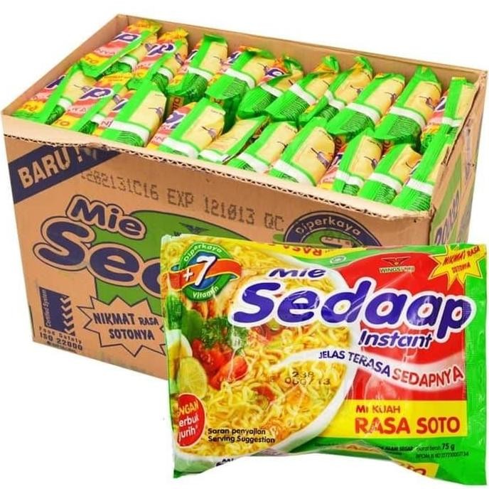 

(Expert) Mie Sedaap Rasa Soto 1 Dus 40pcs [75gr/3kg]