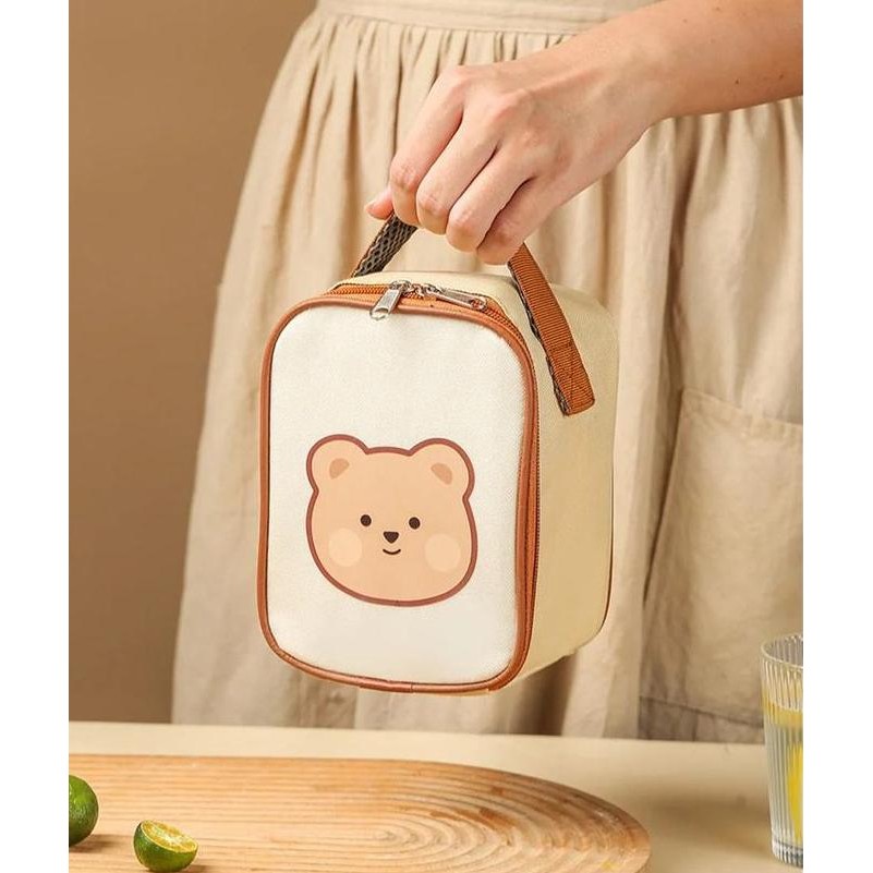 BEAR FOOD WARMER TUMBLER LUNCH BOX SET STAINLESS VACUUM SOUP