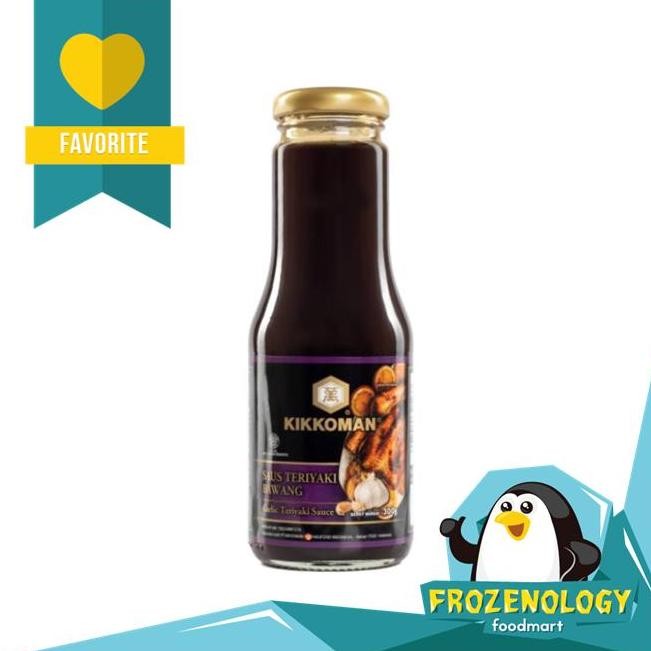 

JH8 Kikkoman Garlic Teriyaki Sauce HALAL Saus Teryaki Bawang 300 g Praktis