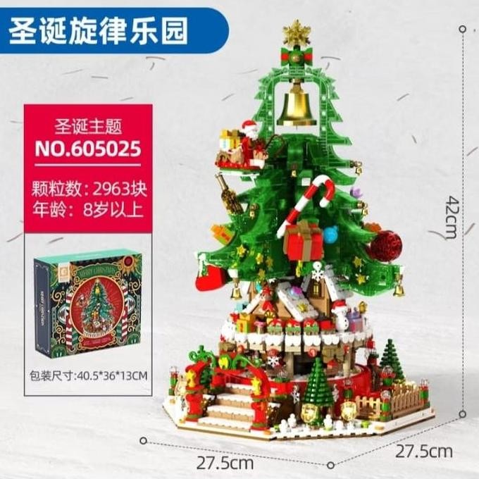 Diskon Sembo Block/Brick 601025 Christmas Music Fairyland lapaku72 Juara