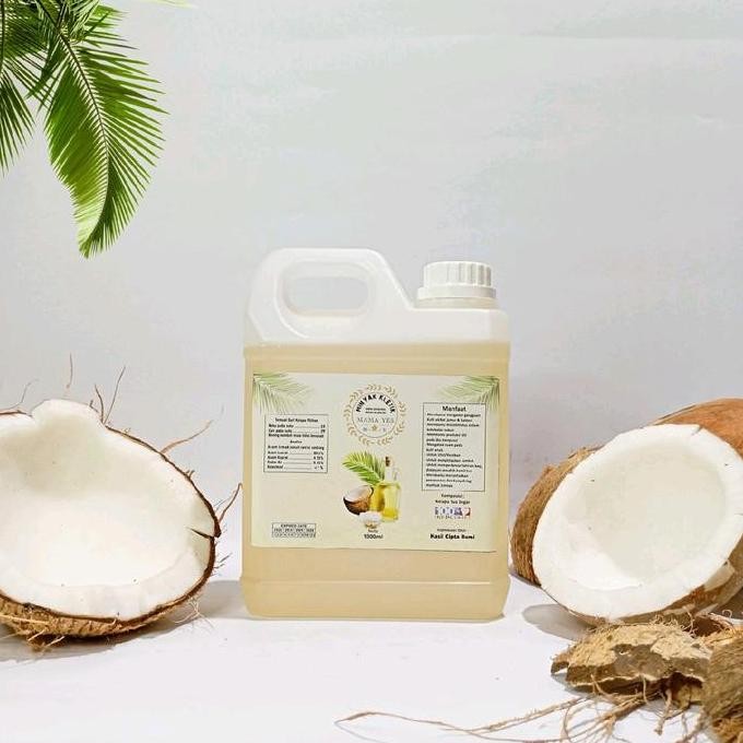 

JH8 Minyak Kelapa Asli Murni 1 LITER / Minyak Kletik Klentik Keletik Organik Bahan Alami