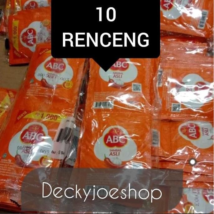 

JH8 Sambal ABC paket 10 renceng ( saus )
