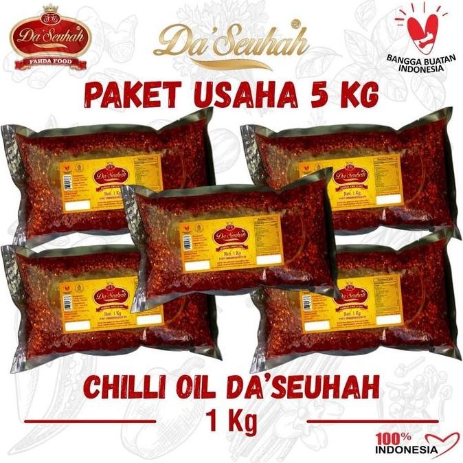 

JH8 PAKET USAHA 5Kg CHILLI OIL DASeuhah by FAHDA FOOD