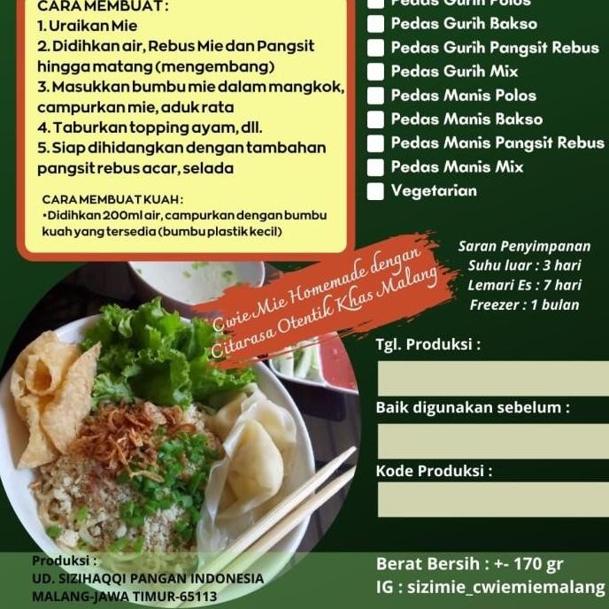 

(Expert) Cwiemie Pedas Manis Pangsit Rebus/ Pangsit Mie / Cuimie / Cwimie