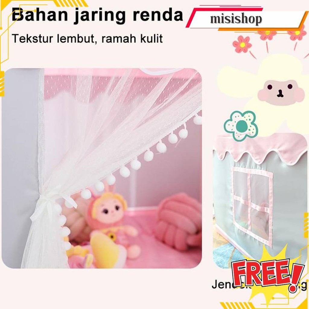 Tenda Anak Tenda Rumah Anak Tenda Princess Jumbo Tenda Anak Perempuan Indoor Outdoor Bisa Cod