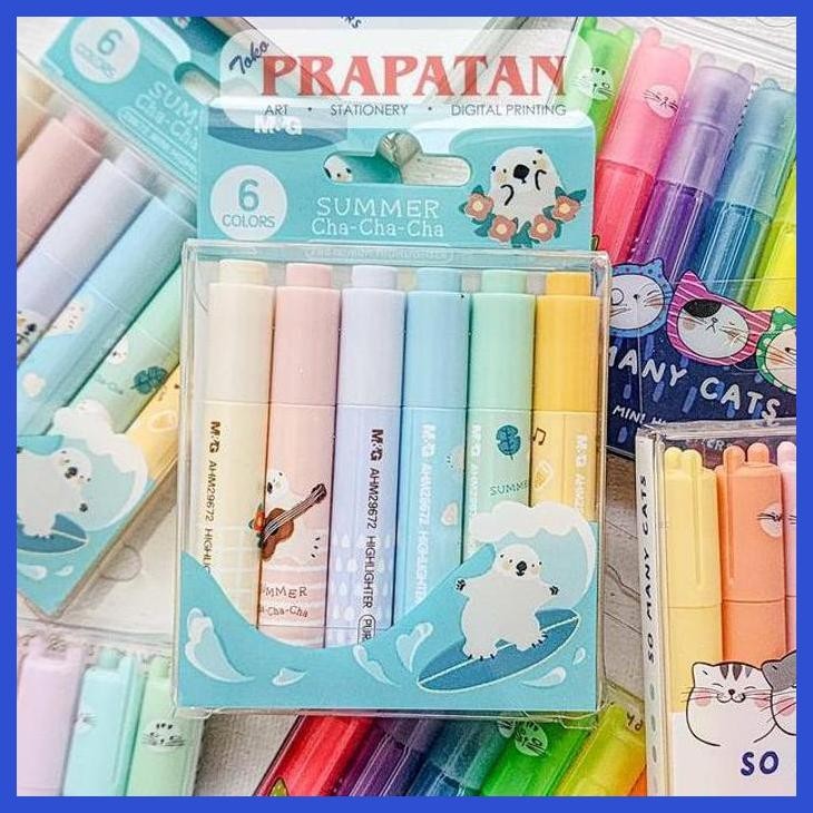 

( SEKOLAH / LUKIS ) COD M&G SO MANY CATS CUTE MINI HIGHLIGHTERS 6C (SENI / MENGGAMBAR / ART / KERAJINAN ) SIAP KIRIM