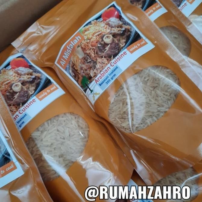 

(Expert) Beras BASMATI instan siap masak lengkap dengan bumbu
