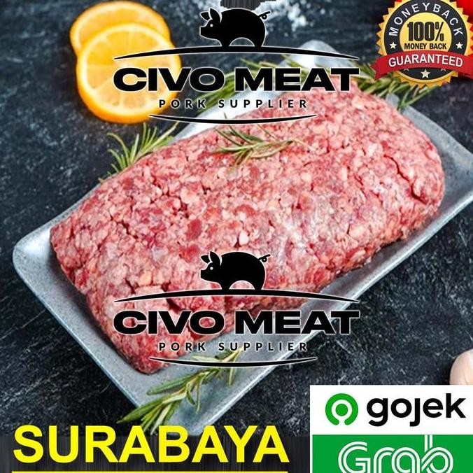 

JH8 Daging Babi Giling / Pork Minced (Daging Paha Giling) 500gr