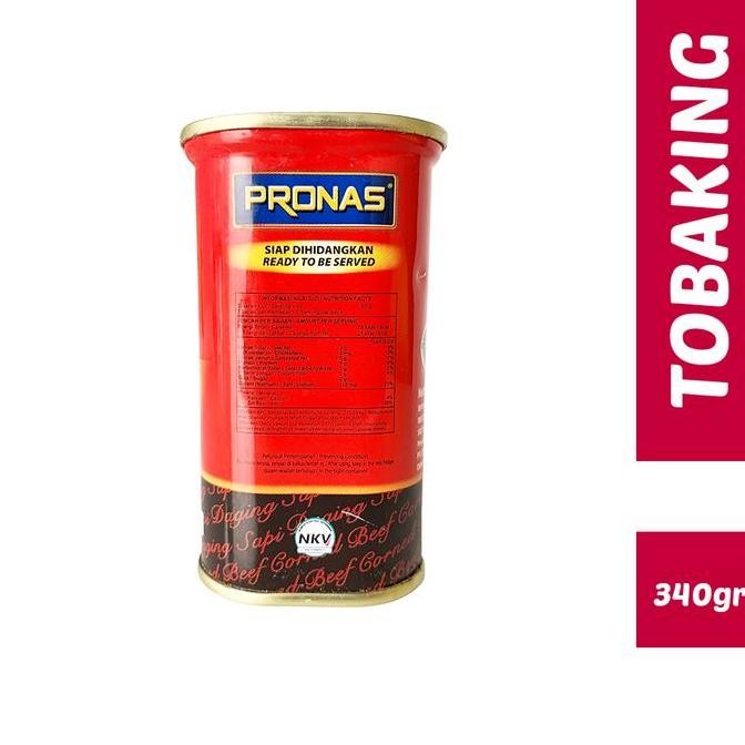 

JH8 PRONAS Kornet Kaleng Daging Sapi KOTAK 340g / Corned Beef Pronas
