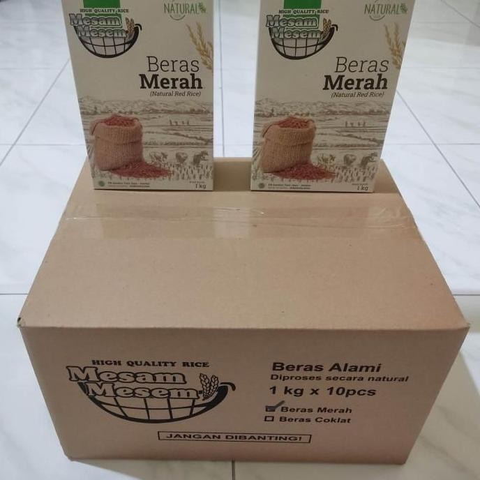 

(Expert) Beras Merah Alami 10kg Mesam Mesem