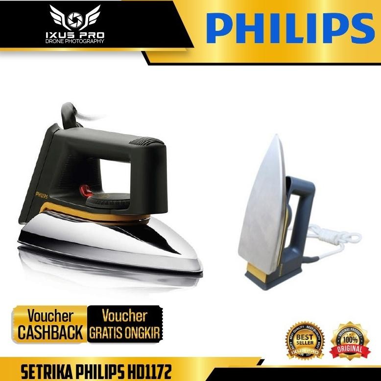 NEW Setrika Philips HD1172 / HD 1172 Dry Iron Philips [terbaik][terlaris]